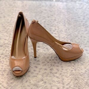 Michael Kors Peep Toe Platform Pumps